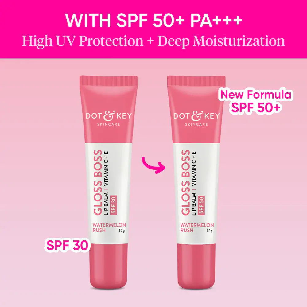 Dot & Key Gloss Boss Watermelon Rush Lip Balm - 12 gm