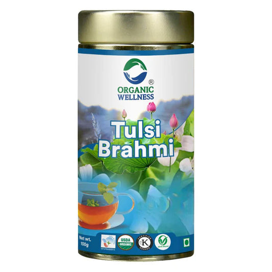 Organic Wellness Tulsi Brahmi Tin Pack