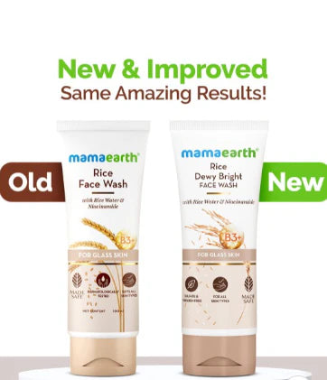 Mamaearth Rice Face Wash With Rice Water & Niacinamide - 100 ml