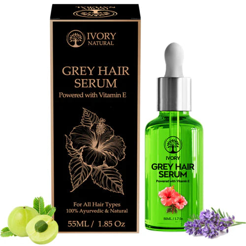 Ivory Natural Grey Hair Serum - Restore Natural Hair Color - 50 ml