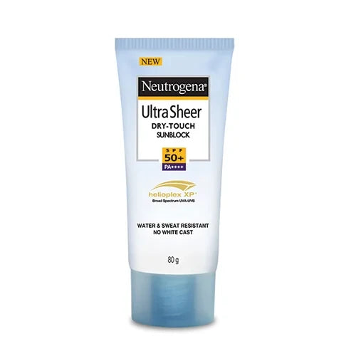 Neutrogena Ultra Sheer Dry-Touch Sunscreen, SPF 50+ - 80 ml