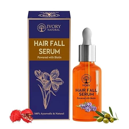 Ivory Natural Hair Fall Serum For Hair Fall & Soothes Scalp, For Men & Women - 50 ml