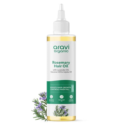 Aravi Organic Rosemary Lavender Hair Growth Hair Oil - 200 ml