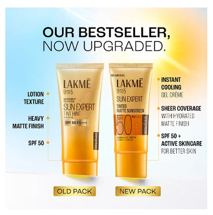 Lakme Sun Expert Tinted Sunscreen 50SPF - 50 Gm