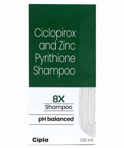 Cipla 8X Shampoo with pH Balanced - 120 ml