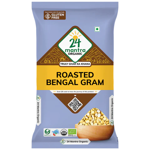 24 Mantra Organic Roasted Bengal gram Dal