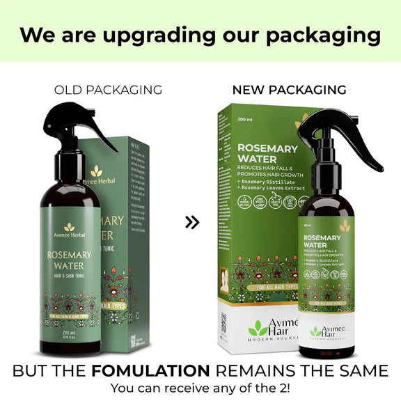 Avimee Herbal Rosemary Water For Hair And Skin For Hair Growth, Hair Fall Control and Scalp Health - 200 ml