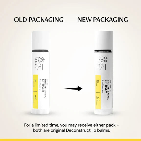 Deconstruct Brightening Lip Balm with SPF 50 - For Dark, Pigmented, Dry, Flaky Lips - 4 gm