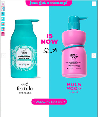 Foxtale Hydrating Body Lotion 72 HR Hydration Lightweight Serum-In-Lotion With Hyaluronic Acid & Ceramides - 200 ml