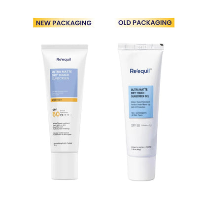 Re'equil Ultra Matte Dry Touch Sunscreen Gel SPF 50 PA++++ - 50 gm