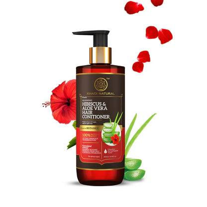 Khadi Natural Hibiscus & Aloe Vera Hair Conditioner - 310 ml