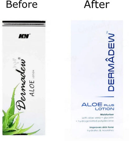 Dermadew Aloe Plus Moisturiser Lotion