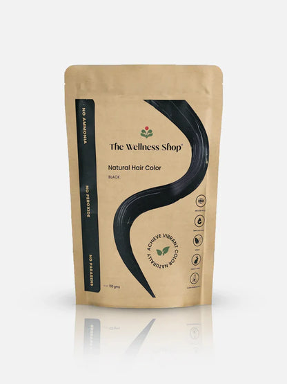 The Wellness Shop Natural Black Hair Colour - 100 gm