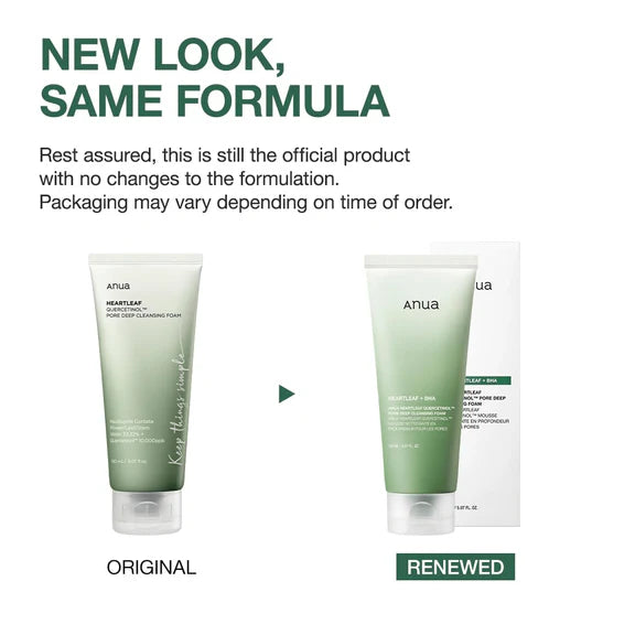 Anua Heartlef Quercetinol Pore Deep Cleansing Foam - Korean Skincare - 150 ml