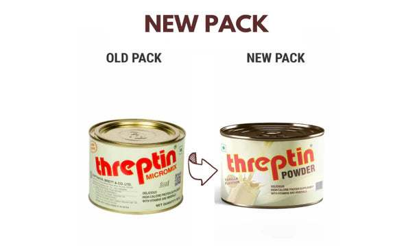 Threptin Micromix High Protein Milk Addon - 200 g (Vanilla) - 200 gm