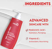 Red Aloe Vera Hydrating & Nourishing Body Lotion With Hyaluronic Acid & Vitamin E