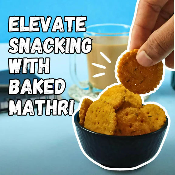 Healthy Master Baked Wheat Masala Mathri Diabetic Friendly Snacks - 250 gm