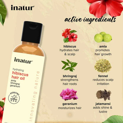 Inatur Hibiscus Hair Oil - 100 ml