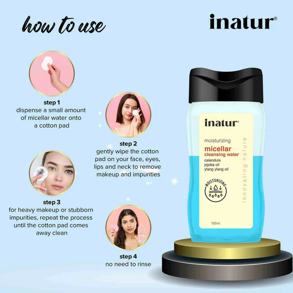 Inatur Jojoba OIl Micellar Cleansing Water - 100 ml