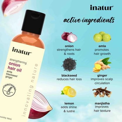 Inatur Onion Hair Oil - 100 ml