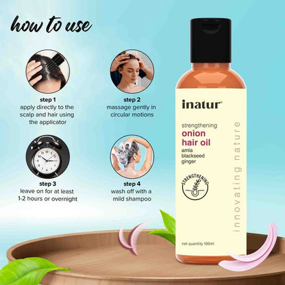 Inatur Onion Hair Oil - 100 ml