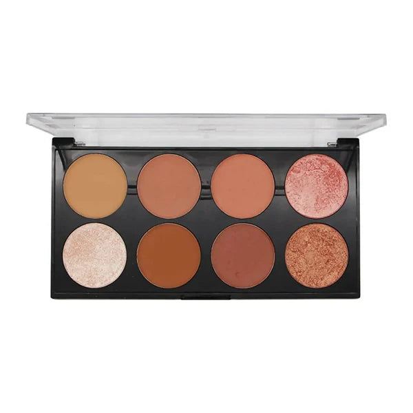 Fashion Colour Pro HD Contour & Highlighter Palette-Shade 04 - Shade 04