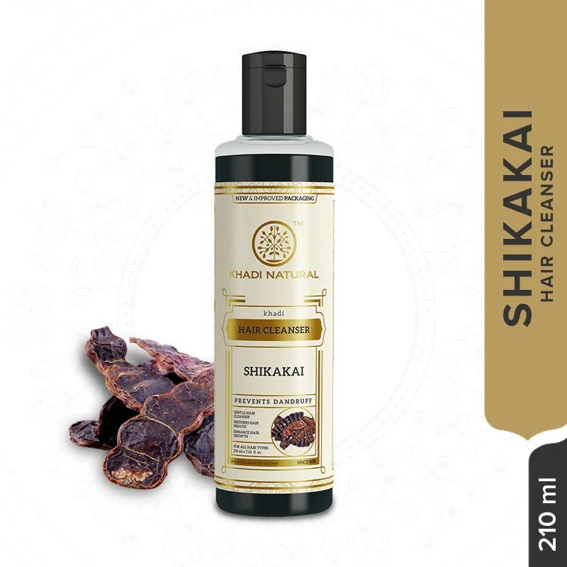 Khadi Natural Shikakai Herbal Hair Cleanser - 210 ml