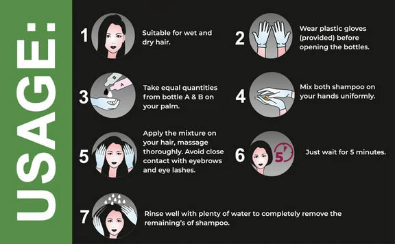 Urbanmac Fruit Vinegar Gel Hair Color Natural Hair Color Dye For Black - 500 ml - Pack of 2