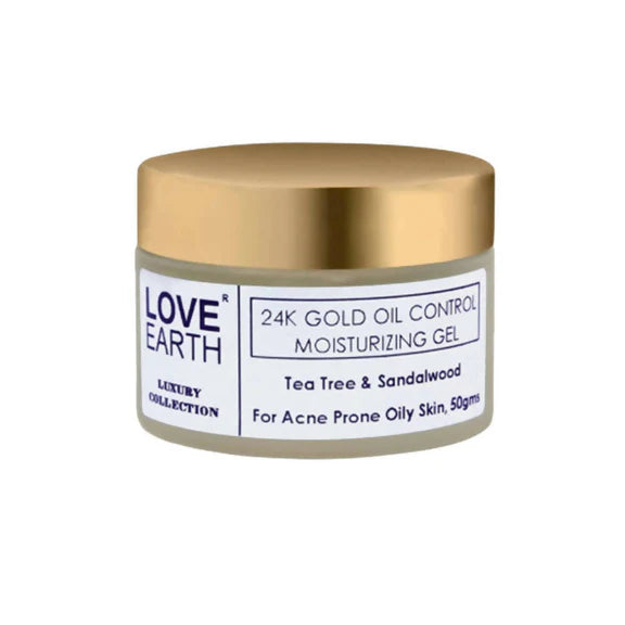 Love Earth 24K Gold Oil Control Moisturizing Gel - 50 gm