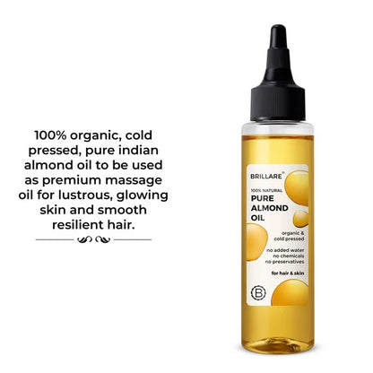 Brillare 100% Natural Pure Almond Oil - 100 ml