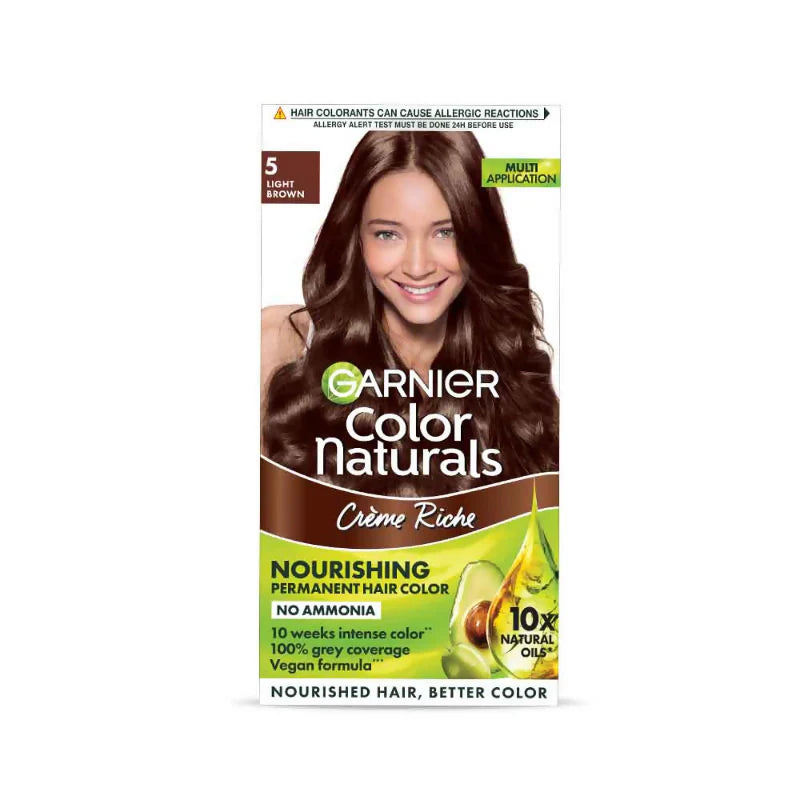 Garnier Color Naturals Creme Riche Hair Color - 5 Light Brown