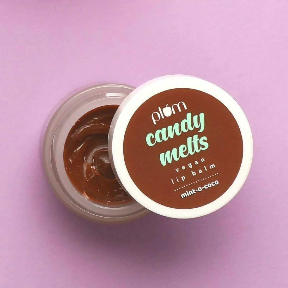 Plum Candy Melts Vegan Lip Balm - Mint-o-Coco - 12 gm