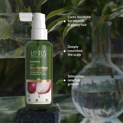 Lotus Botanicals Red Onion Hair Revitalizer - 100 ml