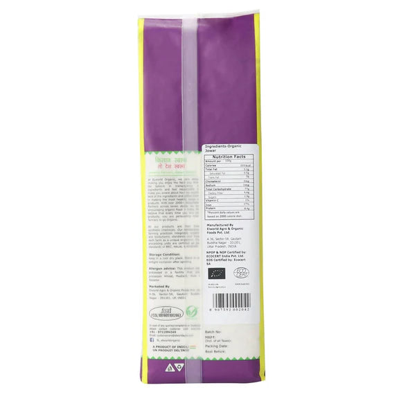 El World Organic Jowar Flour - 500 gm
