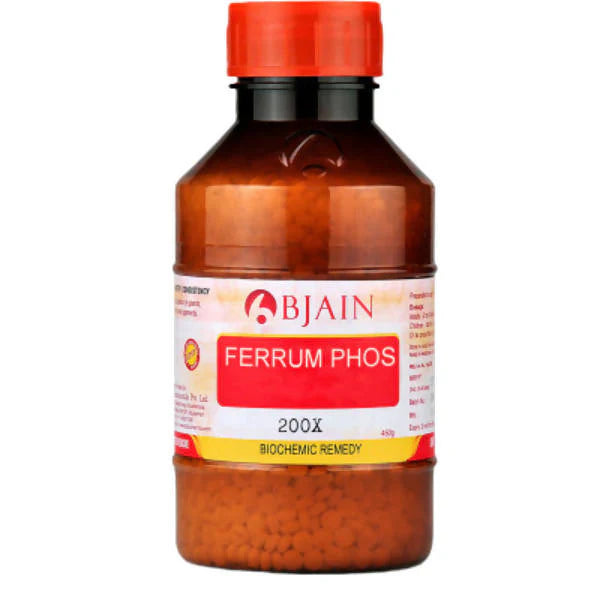 Bjain Homeopathy Ferrum Phosphoricum Biochemic Tablet -3X