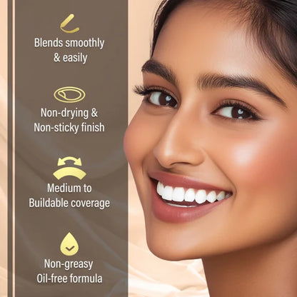Faces Canada All Day Hydra Matte Mini Foundation - Warm Natural 021 - 18 ml