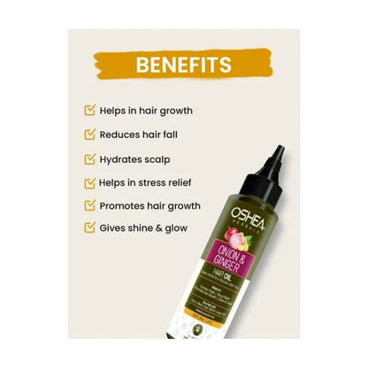 Oshea Herbals Onion & Ginger Hair Oil - 110 ml