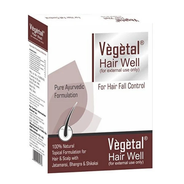 Vegetal Hair Well For Hair Fall Control - 100 gm