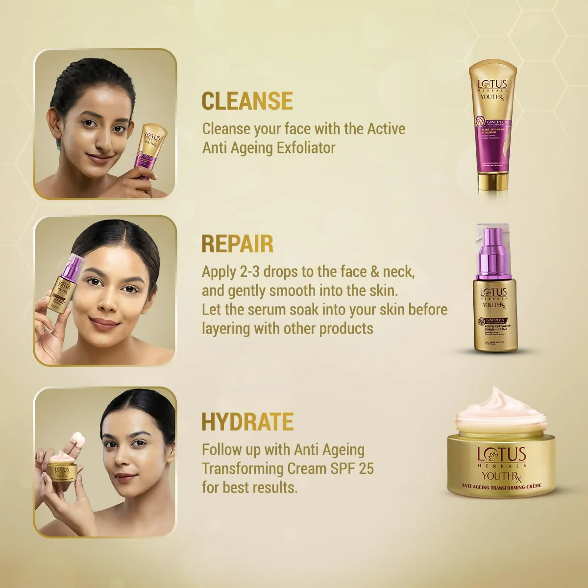 Lotus Herbals YouthRx Youth Activating Serum + Creme