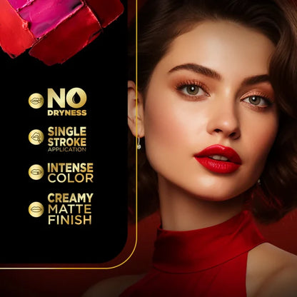 Faces Canada Comfy Matte Creme Lipstick - Back To Basics 14 - 4.2 gm