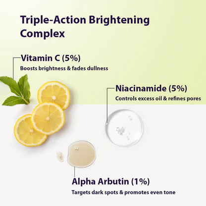 Dermistry Vitamin C Niacinamide Alpha Arbutin Oil Free Water Based Remove Tanning D Tan Detan Skin Dark Spots Removal Face Gel - 50 ml