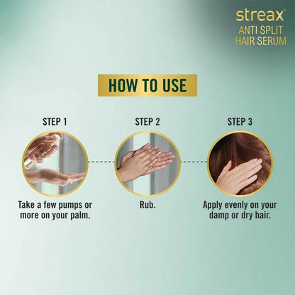 Streax Anti Split Hair Serum With Bio-Elixir - 100 ml