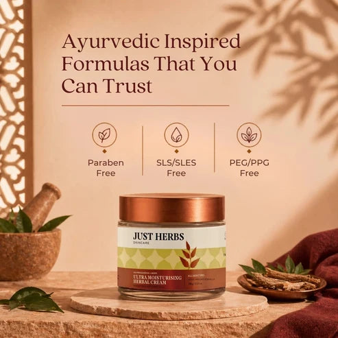 Ultra Moisturising Herbal Cream with Ashwagandha and Neem