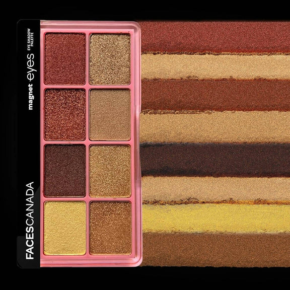 Faces Canada Magneteyes 8 in 1 Eyeshadow Palette - The Artisans - 6.4 gm