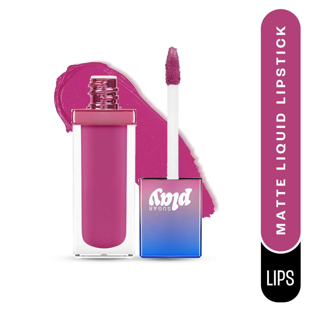 Sugar Play Vibe Check Liquid Lipstick - 03 Snacc - 4.5 ml