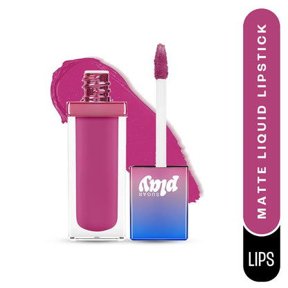 Sugar Play Vibe Check Liquid Lipstick - 03 Snacc - 4.5 ml