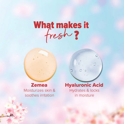 Aqualogica Refresh + Cherry Blossom Bloom Body Mist - 150 gm