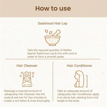 Mother Sparsh The Ultimate Hair Care Trio - Combo Pack