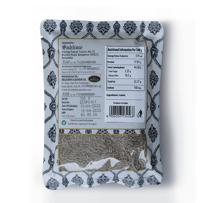Sublime Inspiring Awe Cumin Seeds - 100 gm