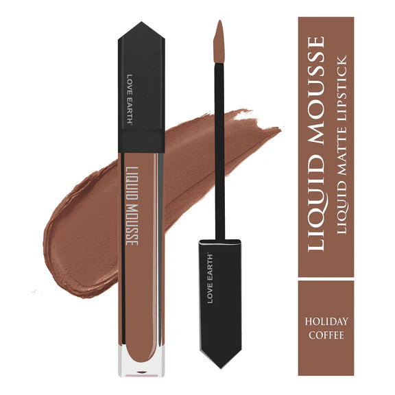 Love Earth Liquid Mousse Lipstick - Holiday Coffee - 6 ml